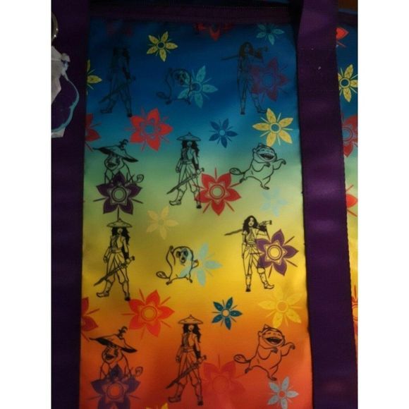 3 for $60 Disney Raya Bag Backpack Zipper Closure Colorful - Picture 2 of 3